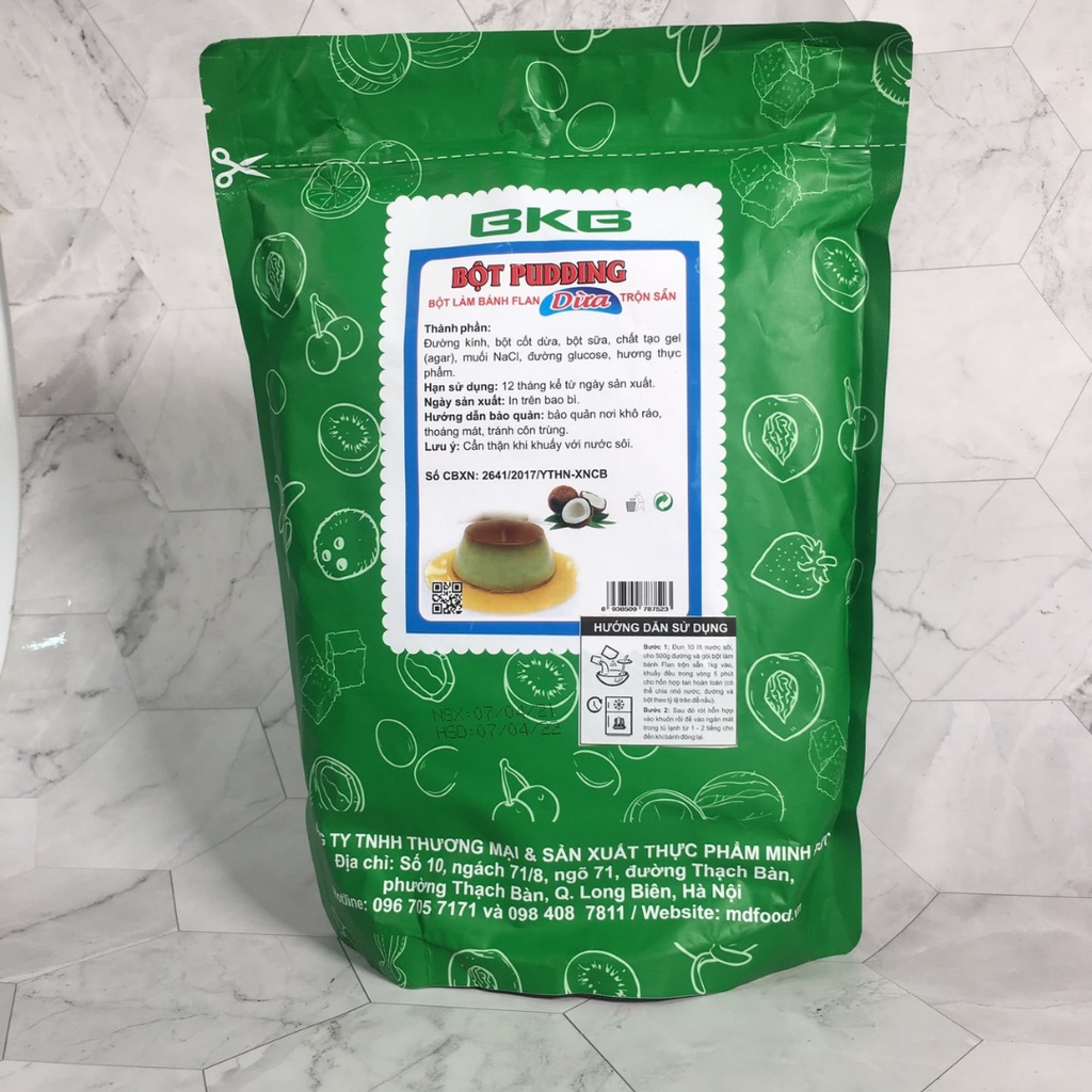 Bột pudding BKB các vị