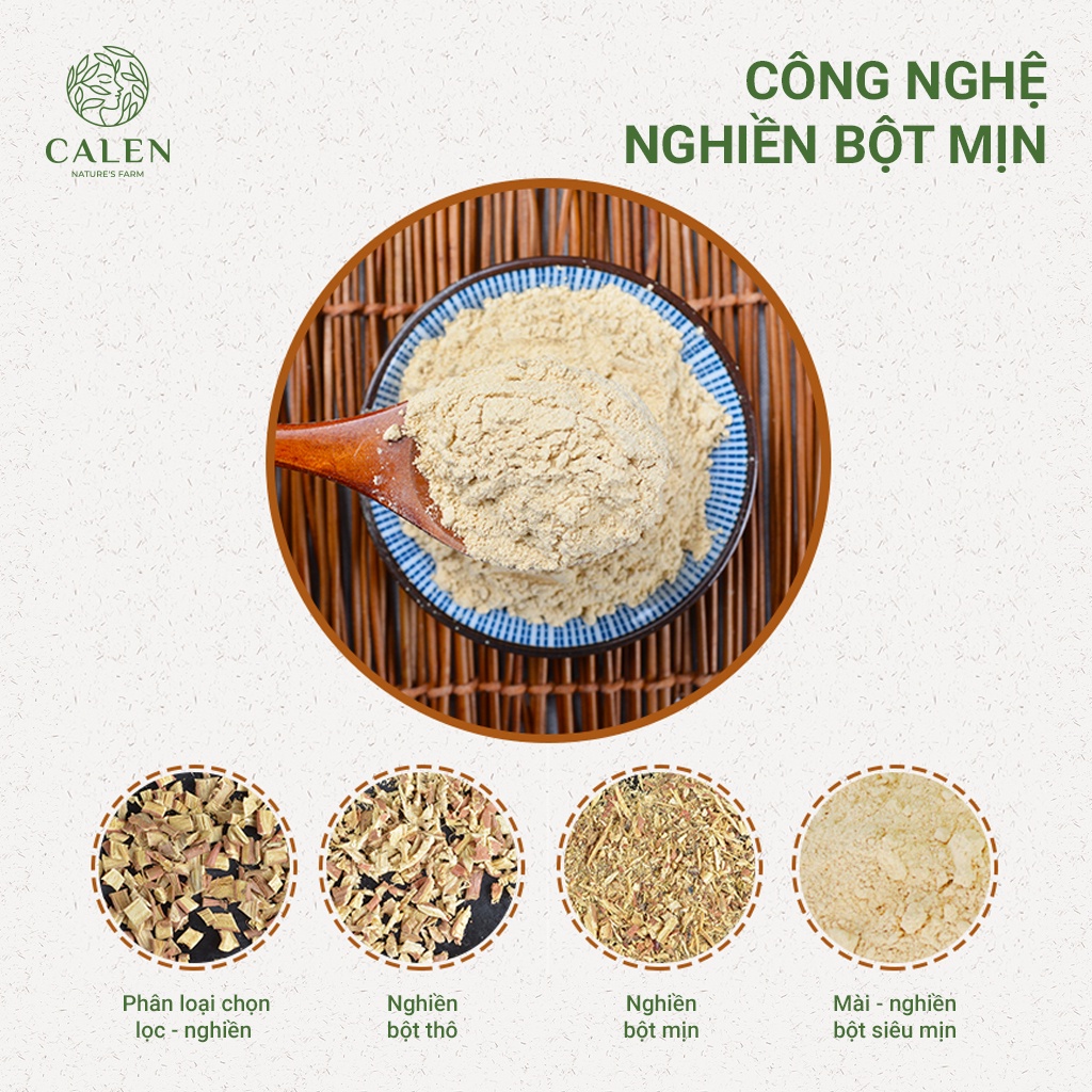 Bột cam thảo đắp mặt nguyên chất trắng da Calen  Calen Herb Powder