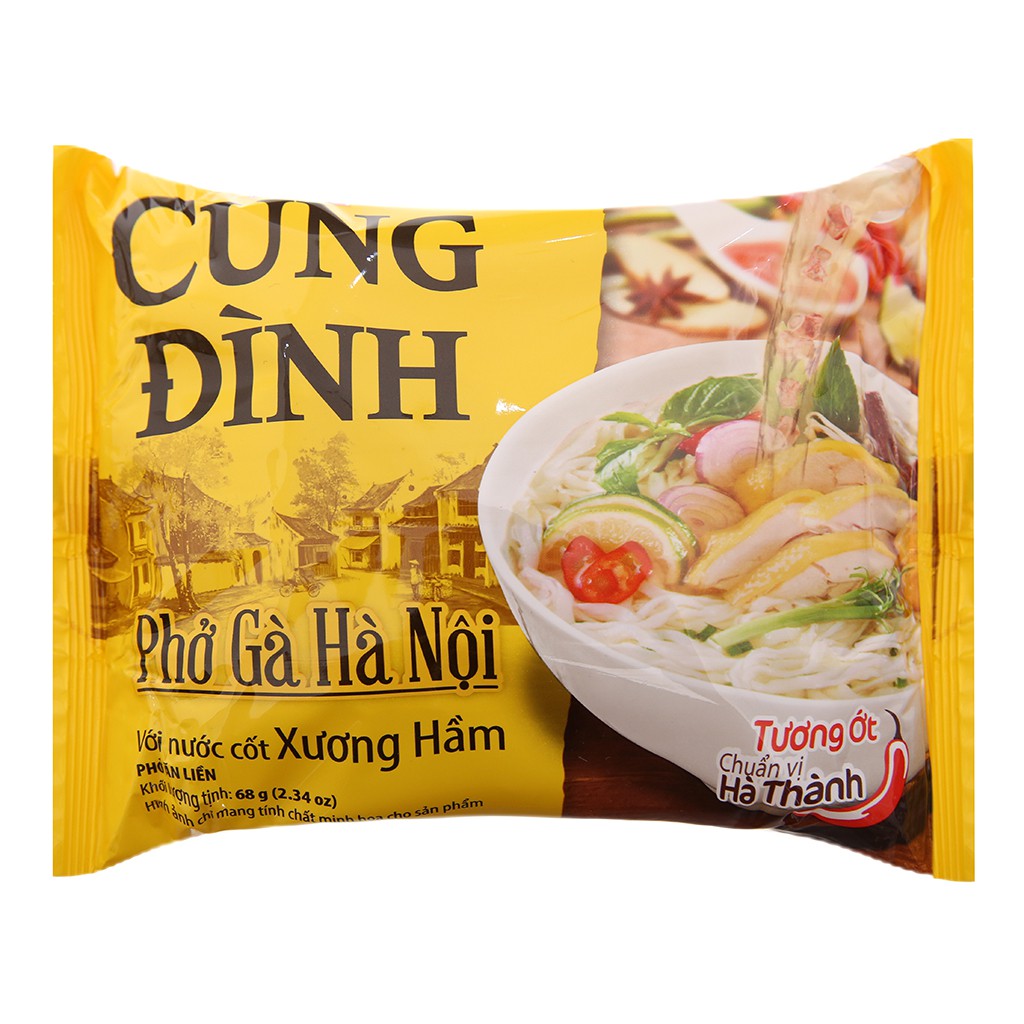 Combo 10 gói phở Cung Đình gói 68g | WebRaoVat - webraovat.net.vn