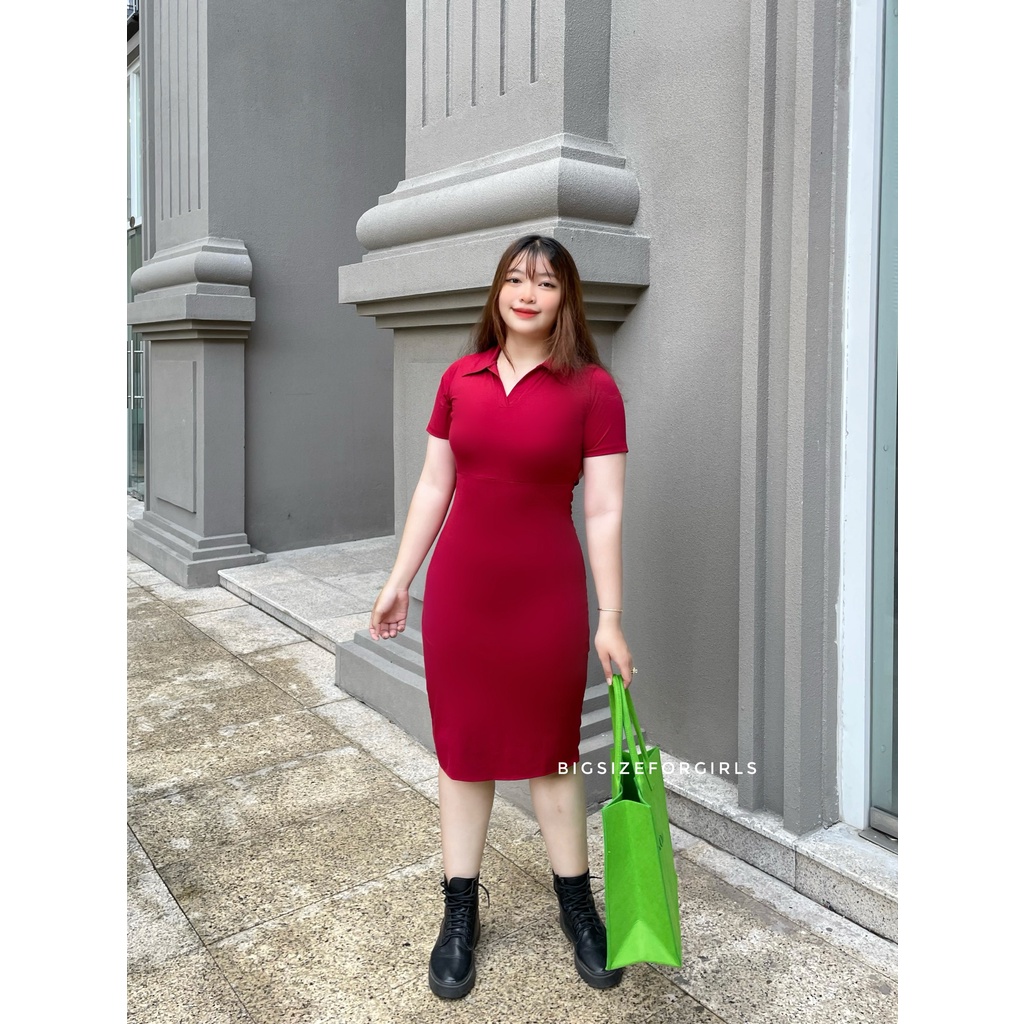 ĐẦM BODY HỞ LƯNG BIGSIZE - D885