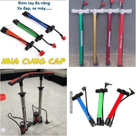 ỐNG BƠM HƠI BÁNH XE ĐẠP, XE MÁY, BANH, PHAO, BỂ BƠI [HCM]