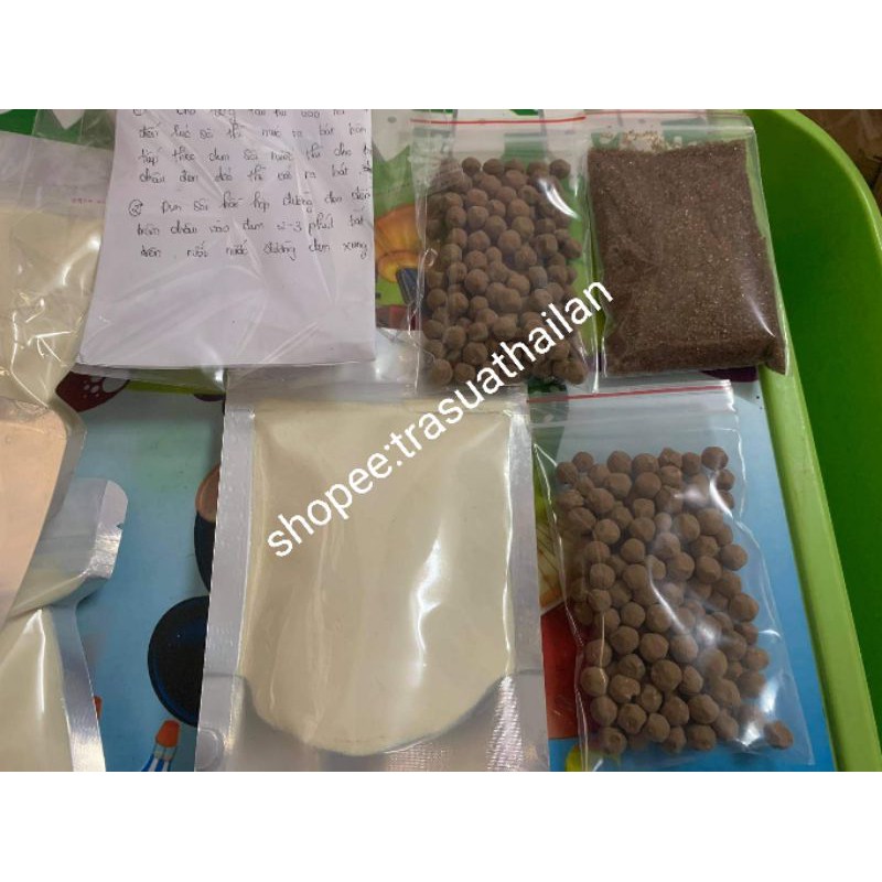 Tàu hũ trân châu đường đen + tặng kèm 3 khuôn đựng tàu hũ | BigBuy360 - bigbuy360.vn