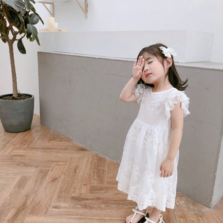 Đầm Ren Công Chúa Cho Bé Gái