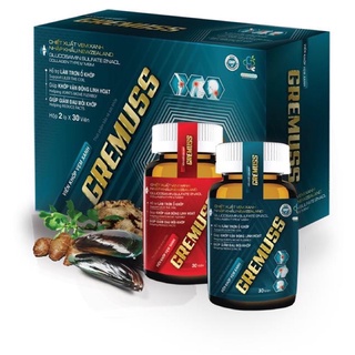 𝐕𝐈𝐄̂𝐍 𝐊𝐇𝐎̛́𝐏 𝐕𝐄̣𝐌 𝐗𝐀𝐍𝐇 𝐆𝐑𝐄𝐌𝐔𝐒𝐒 ( hộp 2 lọ 30 viên)- hỗ trợ xương khớp