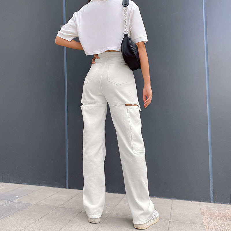 DUNEA Quần dài lưng cao có túi thời trang dành cho nữ | BigBuy360 - bigbuy360.vn