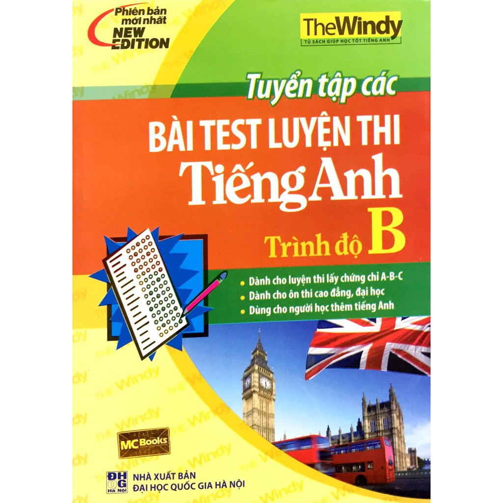 Sách - Tuyển Tập Các Bài Test Luyện Thi Tiếng Anh Trình Độ B