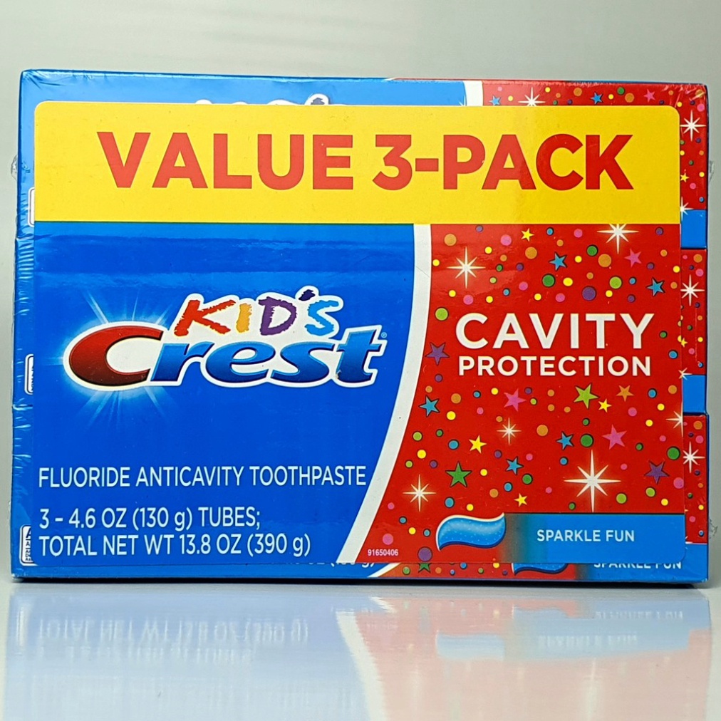 Kem đánh răng Crest Kids Cavity Protection An Toàn Cho Bé có thể nuốt 130g