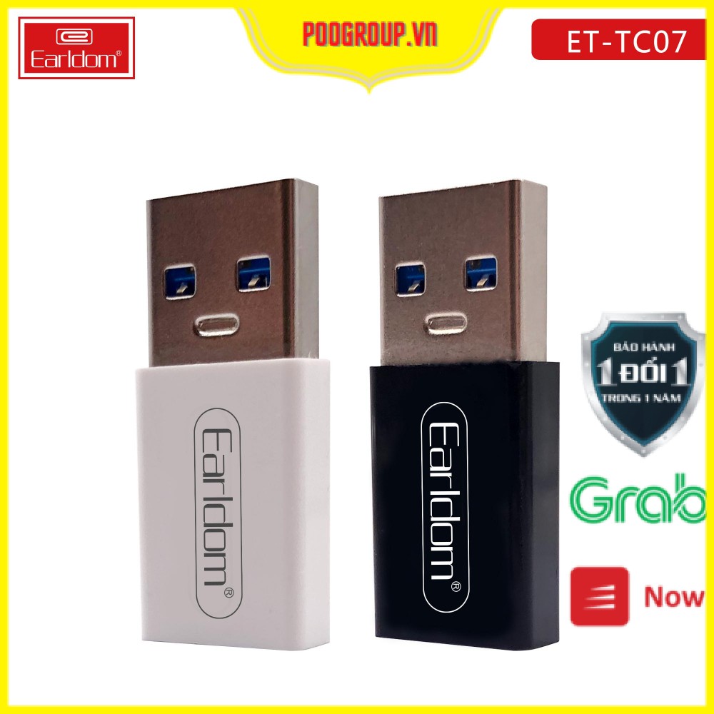 🔥CHIÍNH HÃNG🔥Đầu chuyển đổi Earldom type c sang usb và ngược lại