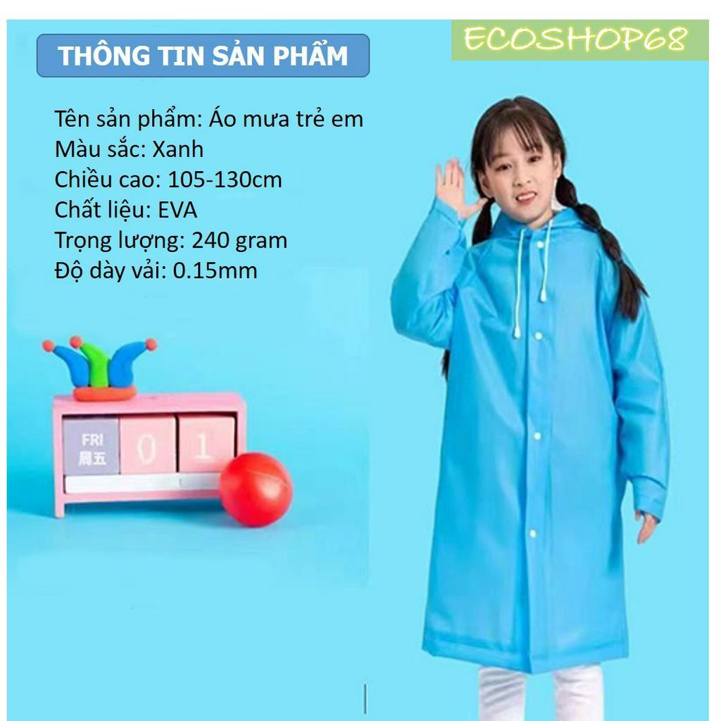 Áo mưa cho bé, Áo mưa trùm được cặp Cao Cấp