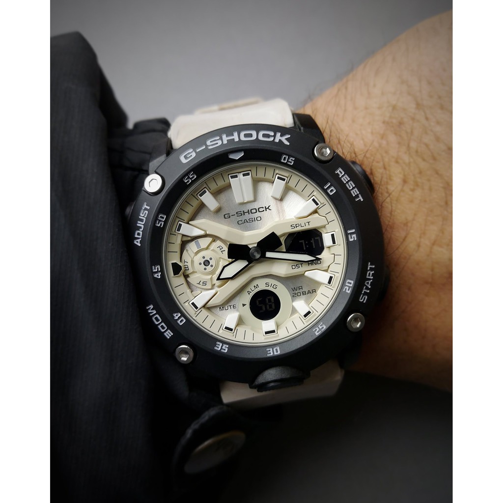Đồng Hồ Nam Casio G-Shock GA-2000WM-1ADR Chính Hãng - Dây Nhựa | G-Shock GA-2000WM-1A Carbon Core