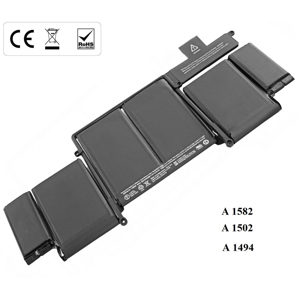 Pin máy tính táo pro 13 Retina Mã Máy A1502 Model năm 2013 – 2014 - 2015 Mã Pin A1582