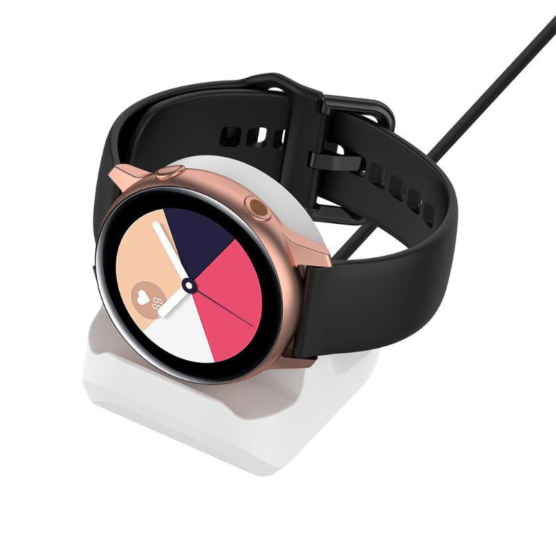 Đế Sạc Chất Liệu Silicone Cho Samsung - Galaxy Watch 3 R840 R850 Active 1 / 2 Sm-R500 Sm-R820 Sm-R830