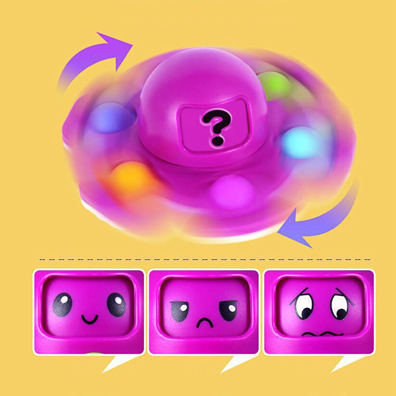 Đồ Chơi Con Quay Hình Bạch Tuộc Kèm Pop it