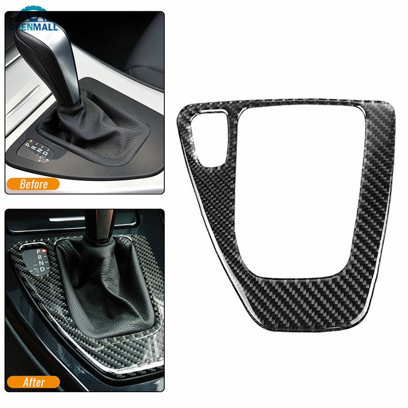 Khung bọc vành cần số chất liệu carbon fiber cho xe ô tô BMW E92 E93 E90