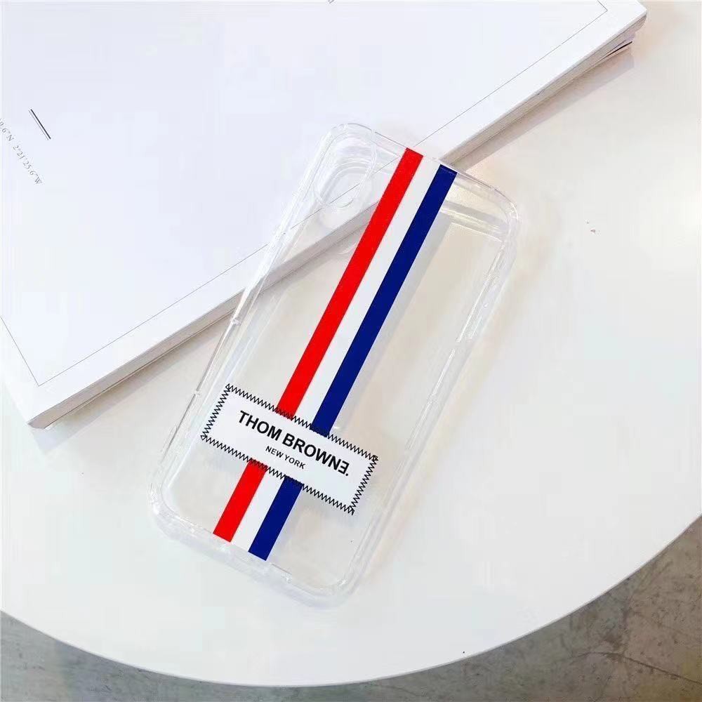 Ốp điện thoại Thom Browne cho iPhone 13 pro max 13 13 pro 11 pro max 11 x xs xr xs max 7 8 se 7+ 8+ 12 pro 12 pro max
