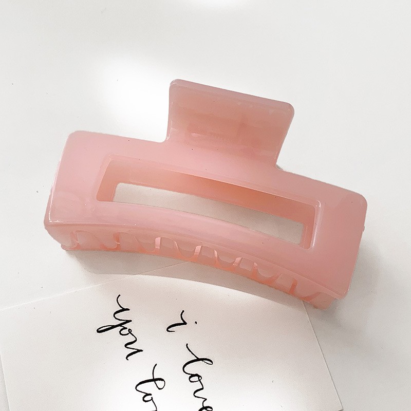 Kẹp tóc kiểu dáng đơn giản chất liệu acrylic phong cách Hàn Quốc xinh xắn cho nữ K04