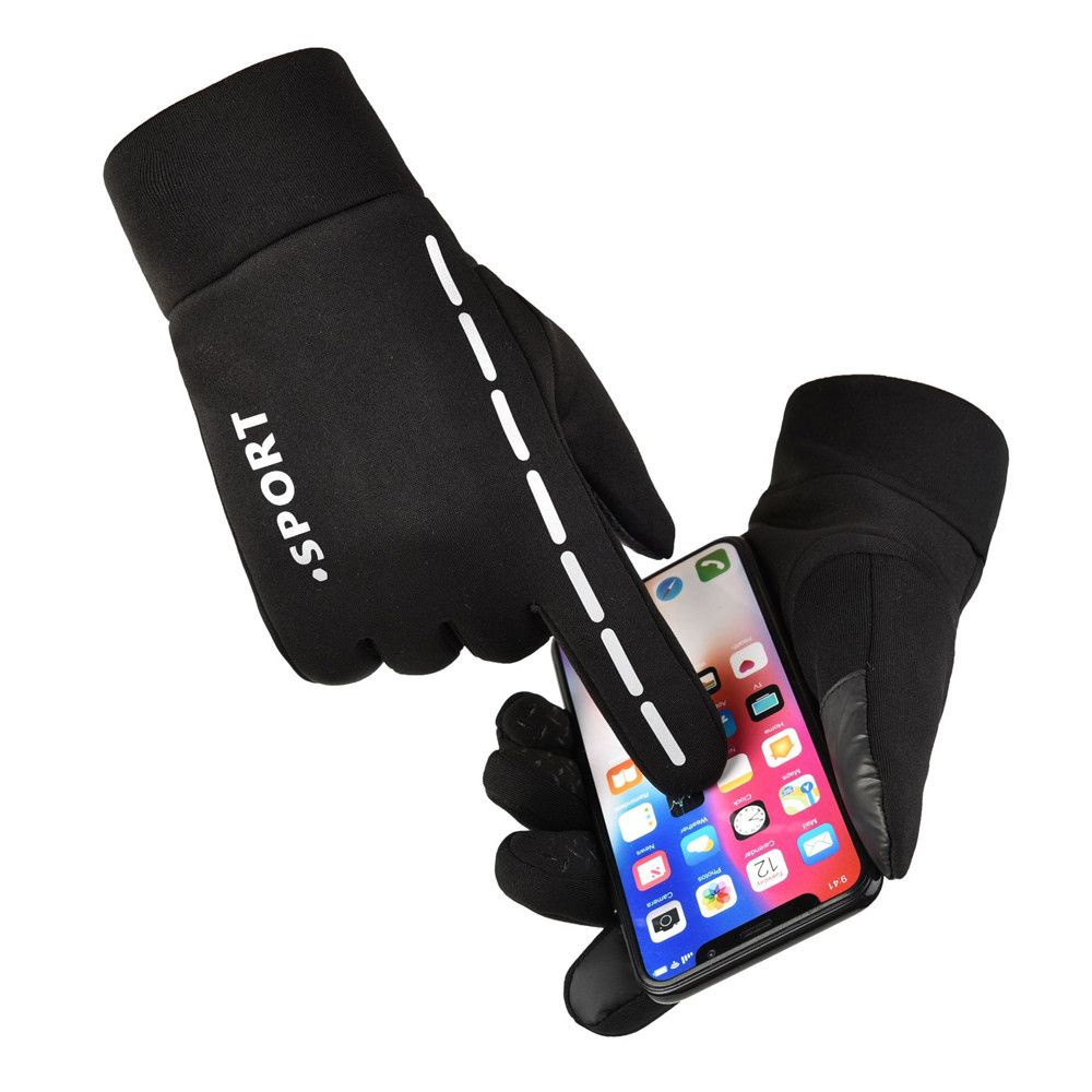 1 Đôi Găng Tay Chống Trượt Chống Nước Thời Trang Mùa Đông Cho Nam Nữ