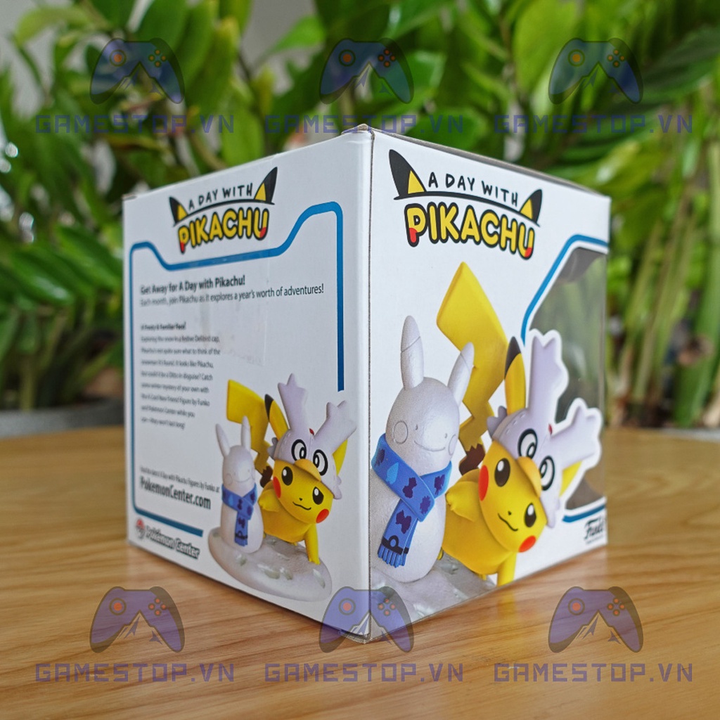 Mô hình Pokemon Day With Pikchu 9cm A Cool New Friend Funko Nhựa PVC, ABS CHÍNH HÃNG MỸ POKFK02