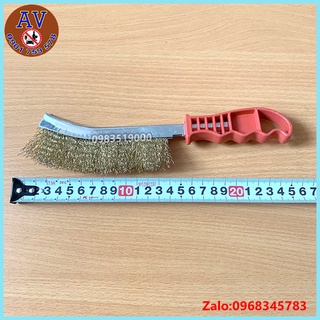 Bàn chải sắt đánh rỉ màu đỏ