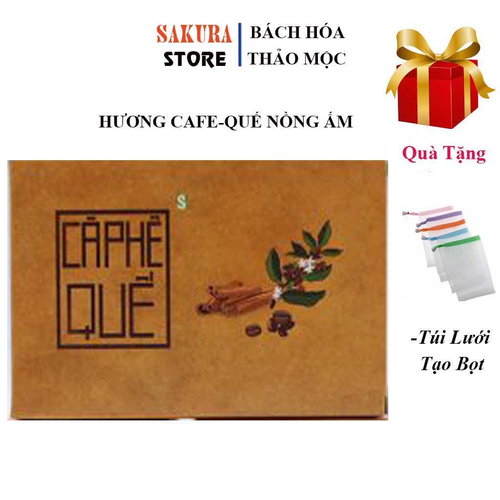 Xà Bông Sinh Dược Cafe - Xà Bông Quế Nồng Ấm,Thư Giãn.