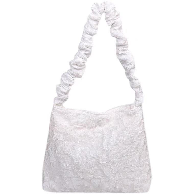 Túi xách nữ Túi xách nữ SUPERFIRE PLEATS BAG 💼 Túi đeo chéo, đeo vai, kẹp nách  họa tiết hoa văn trendy