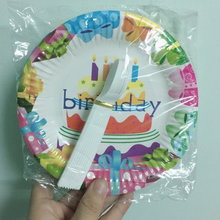 COMBO 10 ĐĨA GIẤY + 10 MUỖNG