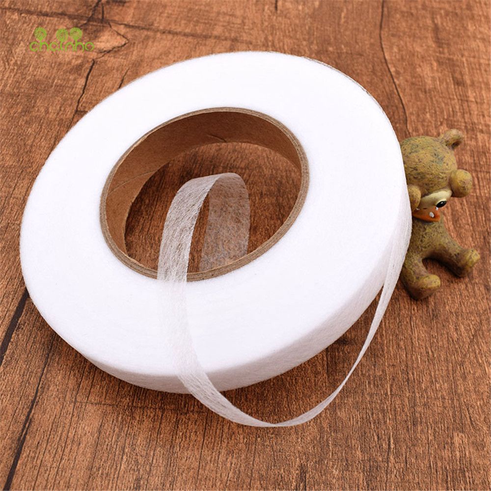 🌟YEW🌟 1cm/2cm/3cm  100meters New adhesive fabric web  hem tape sewing roll iron on DIY craft clothes  apparel Interlining