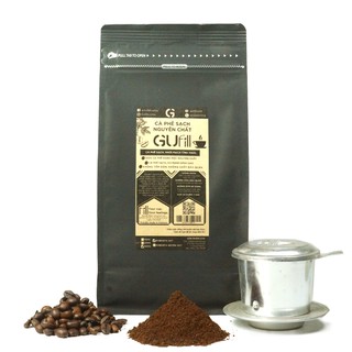 Cà phê sạch nguyên chất GUfill (dạng bột, 500g) - Gu mạnh đỉnh cao