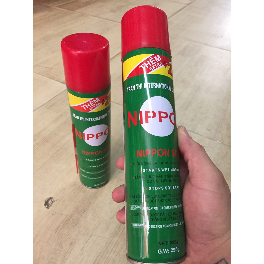 Chai xịt chống rỉ sét NIPON