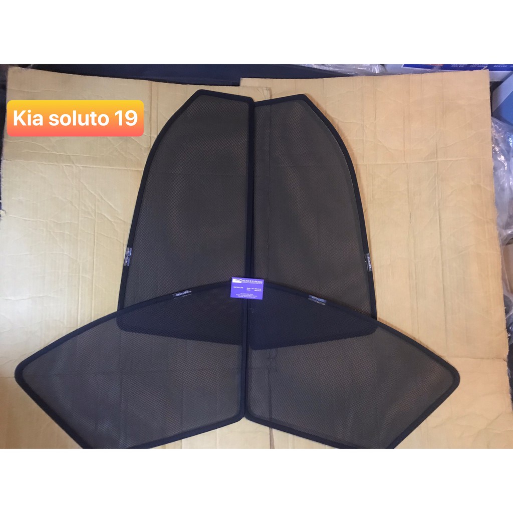 RÈM CHE NẮNG NAM CHÂM XE KIA SOLUTO 2019