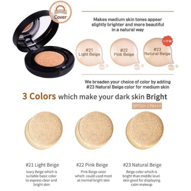 💃💃Phấn Nước April Skin Magic Snow Cushion SPF 50+/ PA+++ | BigBuy360 - bigbuy360.vn