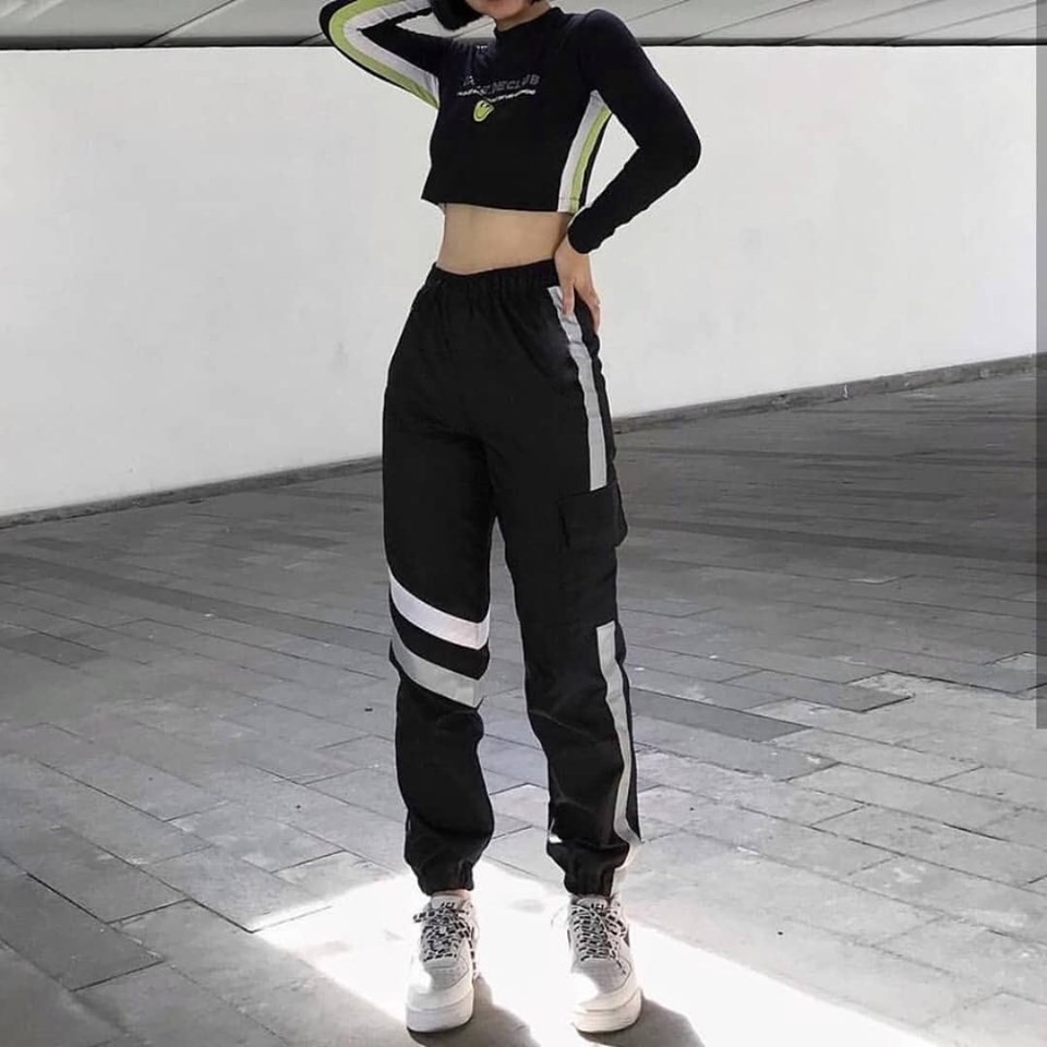 Quần Jogger Thể Thao Phản Quang Nam Nữ Unisex