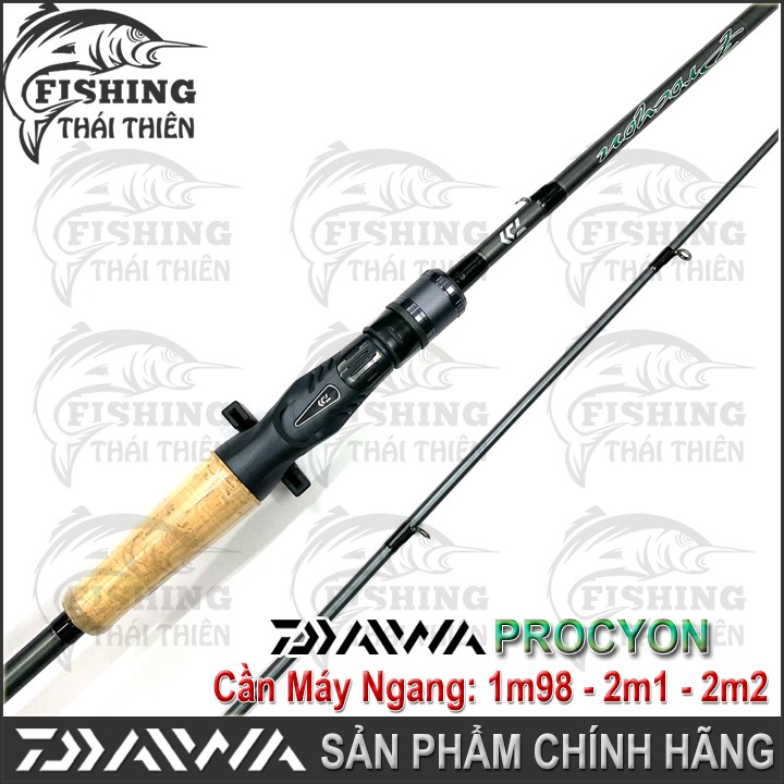 Cần Câu Cá Daiwa Procyon 662MF, 702MHX, 732MHX Cần Lure Máy Ngang 1m98, 2m1, 2m2 Dòng Cao Cấp Hàng Chính Hãng