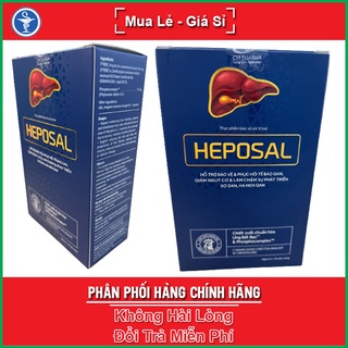 ❤ HEPOSAL - Giải Pháp Mới Hiệu Quả Cho Người Bệnh Gan (Hộp 30 viên)
