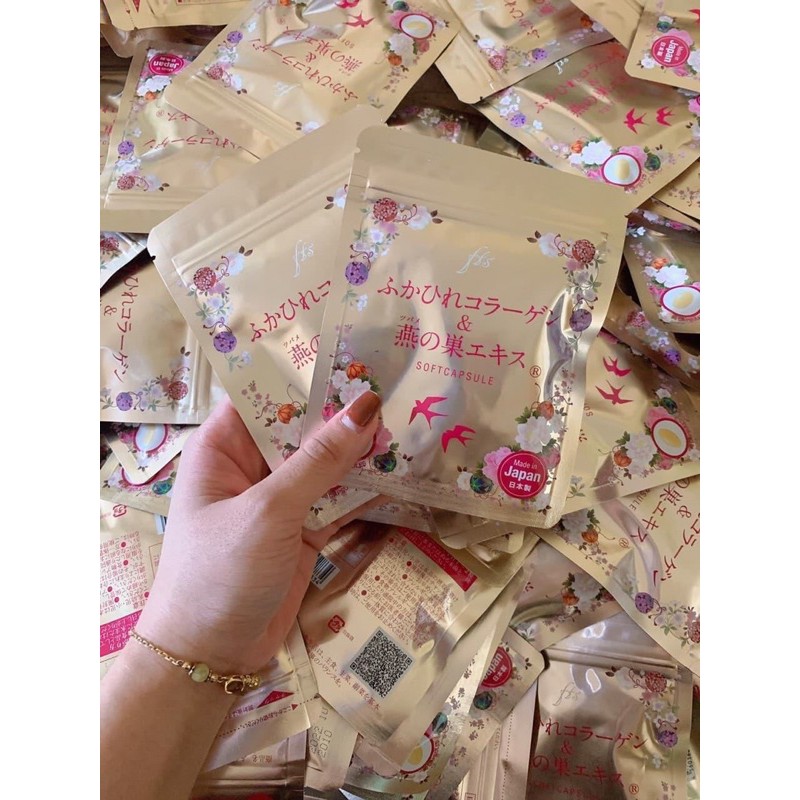 (Các Loại )VIÊN UỐNG COLLAGEN YẾN TƯƠI 30 VIÊN NHẬT BẢN
