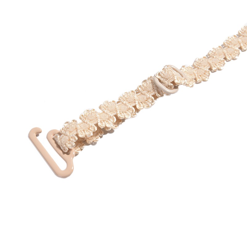 1 Cặp Dây Áo Ngực Họa Tiết Hoa Điều Chỉnh Được Thời Trang Dành Cho Nữ