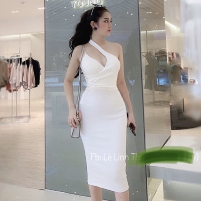 Đầm body dây chéo ngực hot trend (Ảnh thật)
