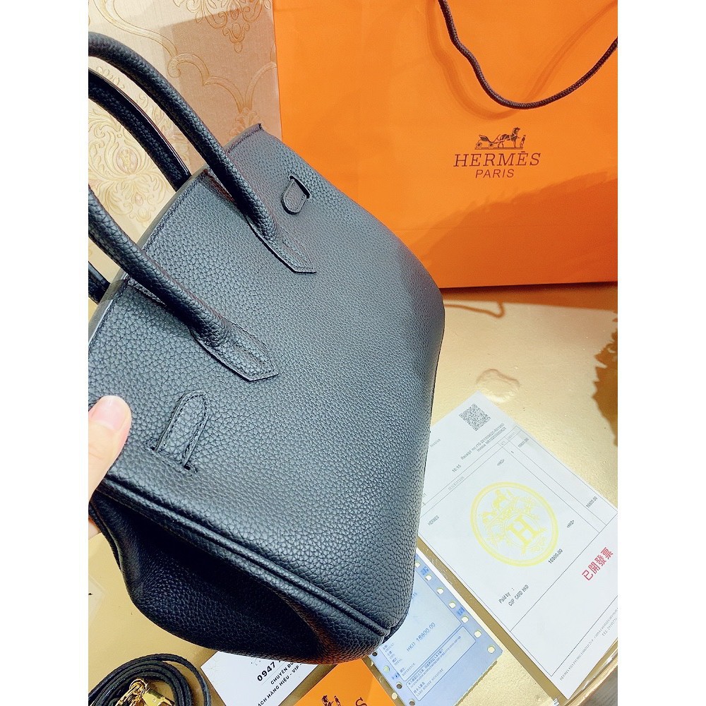 [Ảnh thật] TÚI HERMES BIRKIN SUPER VIP‼️ fullbox , túi vải , card, hoá đơn màu đen