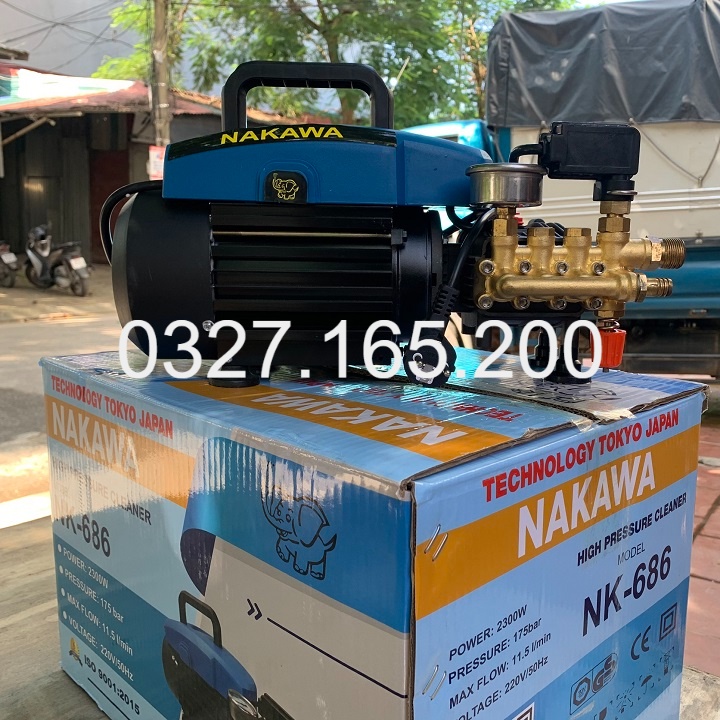 Máy Rửa Xe 2300W Nakawa NK-686