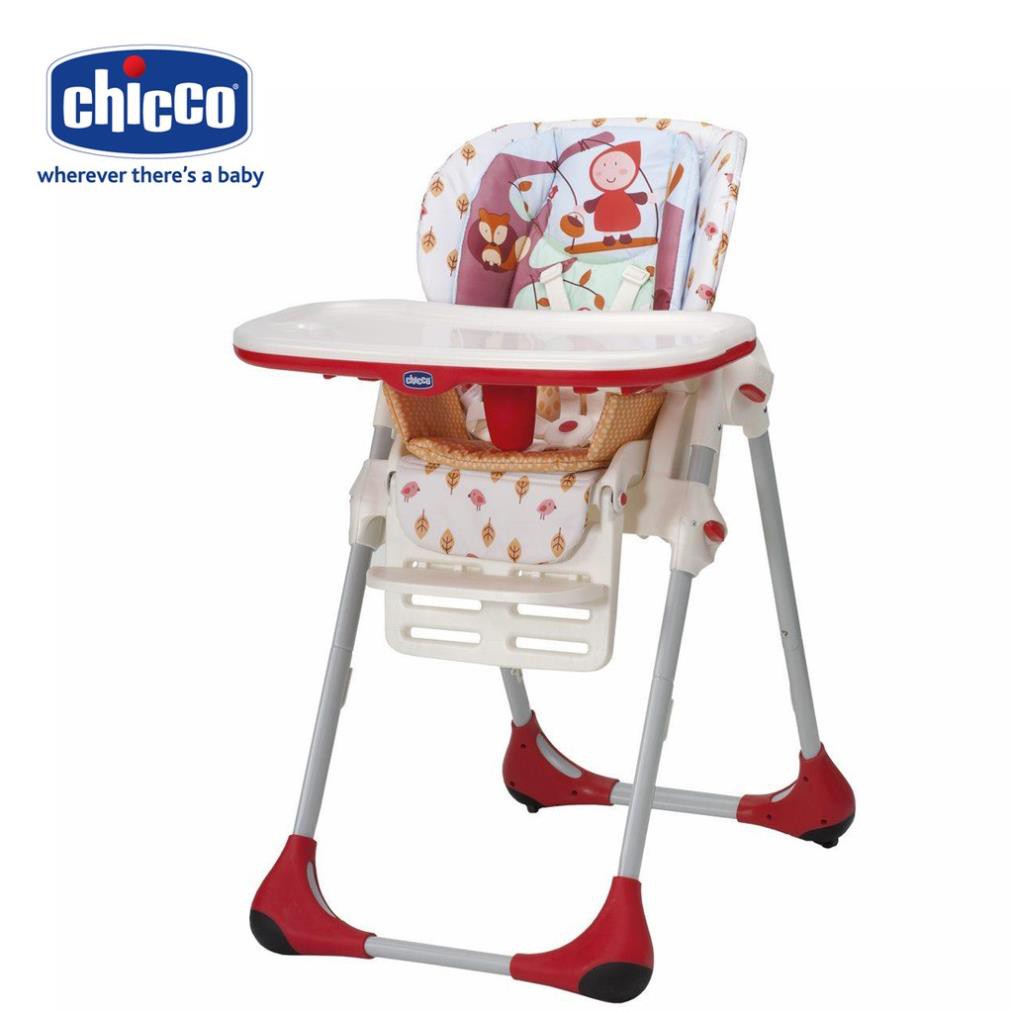 Ghế Ăn Chicco Polly Vịt Con / Sóc Con (CHÍNH HÃNG) CHO BÉ (CO115076)