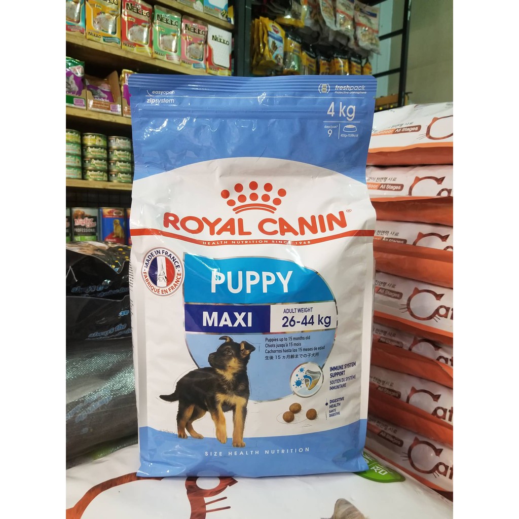 Thức ăn cho chó con Royal Canin Maxi Puppy 4kg