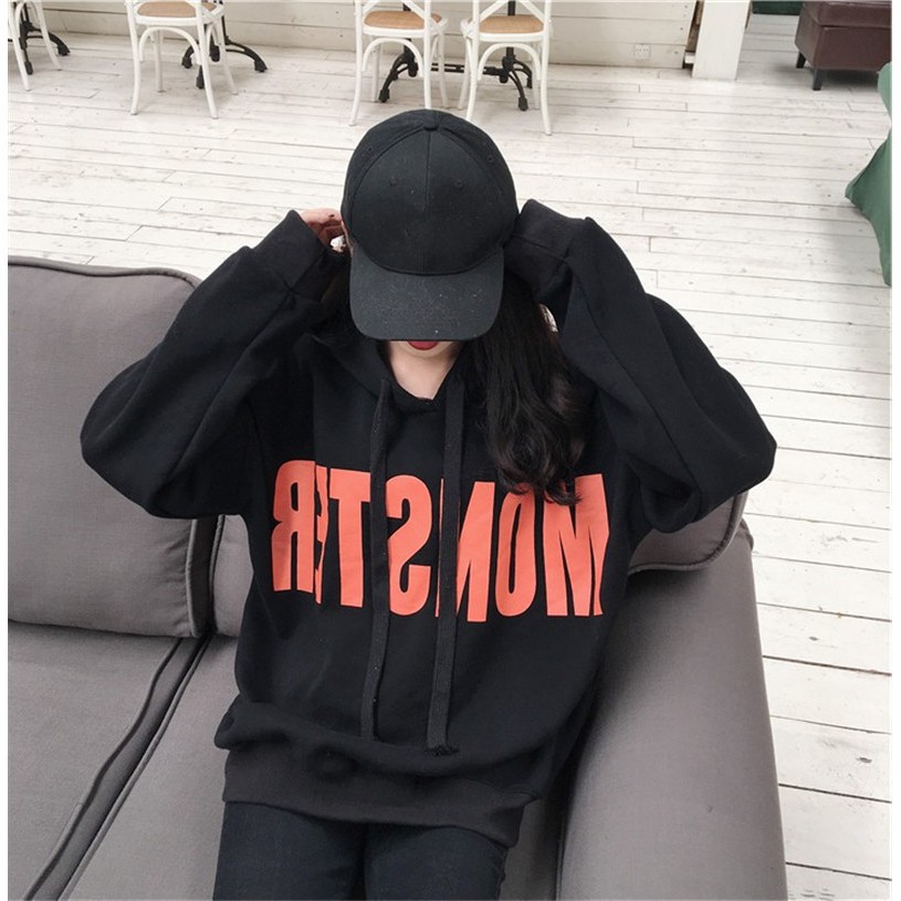 SUXI Áo tròng đầu nữ dài tay kích cỡ lớn