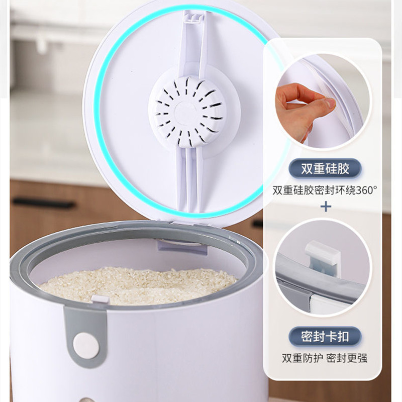 Xô Nano Đựng Gạo Chống Ẩm Và Côn Trùng 5kg / 10kg