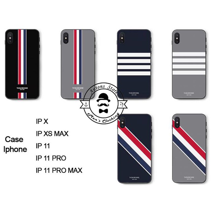 Ốp Lưng Iphone Thom Browne X/XS MAX/11/11 PRO/11 PROMAX/ 12 PRO MAX