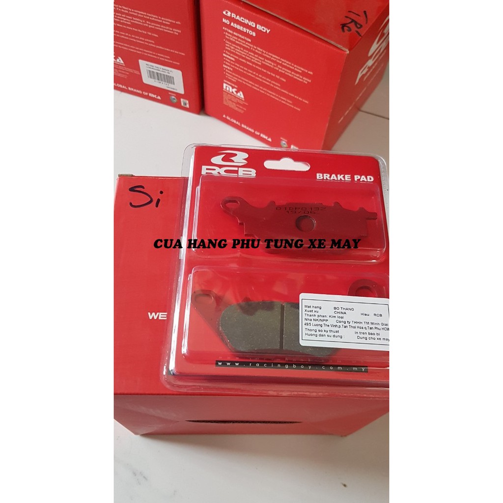 Bố thắng đĩa trước RCB xe Sirius