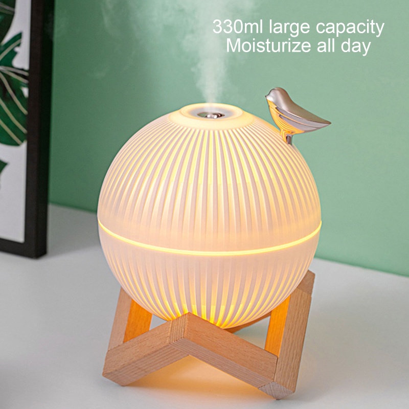 Máy Phun Sương Tạo Độ Ẩm Không Khí Hình Chú Chim Kèm Giá Đỡ Và Sạc USB Tiện Dụng