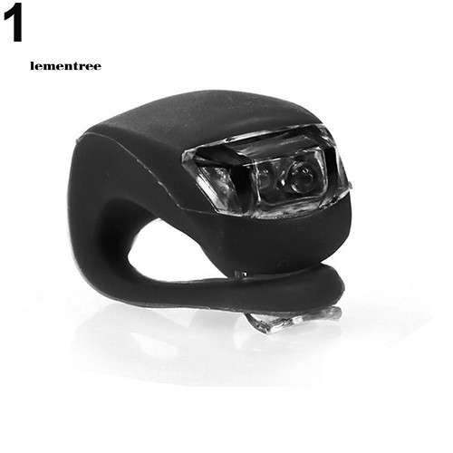 1Pc LED 3 Modes Silicone Mountain Bike Bicycle Front/Rear Clip-On Light Set