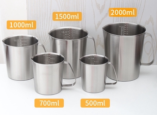 Ca Đánh Sữa Inox Cao Cấp #304 Có Vạch [ Hàng Loại 1 ]