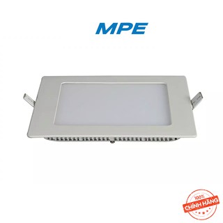 Đèn led mpe panel vuông âm trần mpe series spl 15w, 18w, 24w ánh sáng trắng, vàng - hibuvtauto