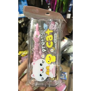 Bộ compa, eke, thước kẻ siêu cute